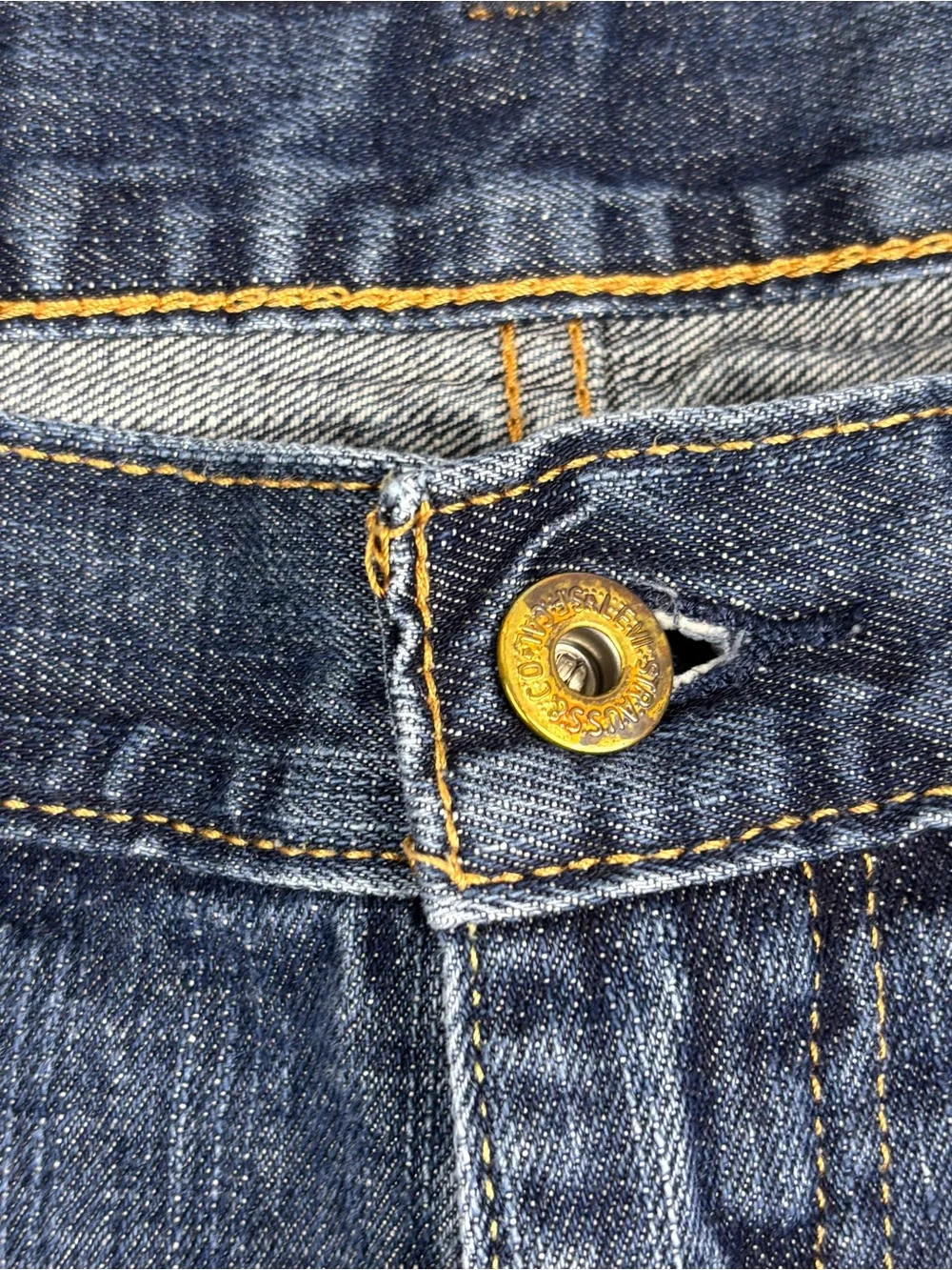 Levi's 569 Jeans Mens 34X36 (Fit 34X35) Blue Loose Straight Denim Relaxed Baggy
